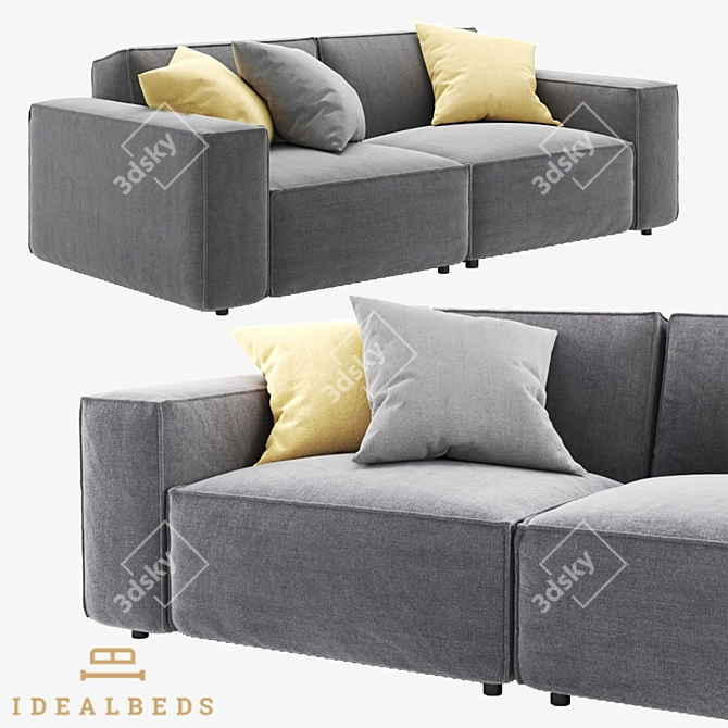 Modular Om Como Sofa 3D model image 2