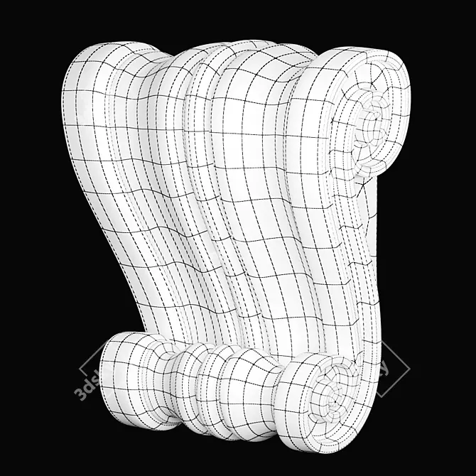 Architectural Bracket: Stylish and Functional 3D model image 2