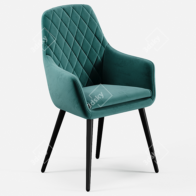 Ardeko AROOMA Chair: Stylish and Compact Design 3D model image 2