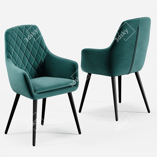 Ardeko AROOMA Chair: Stylish and Compact Design 3D model image 7