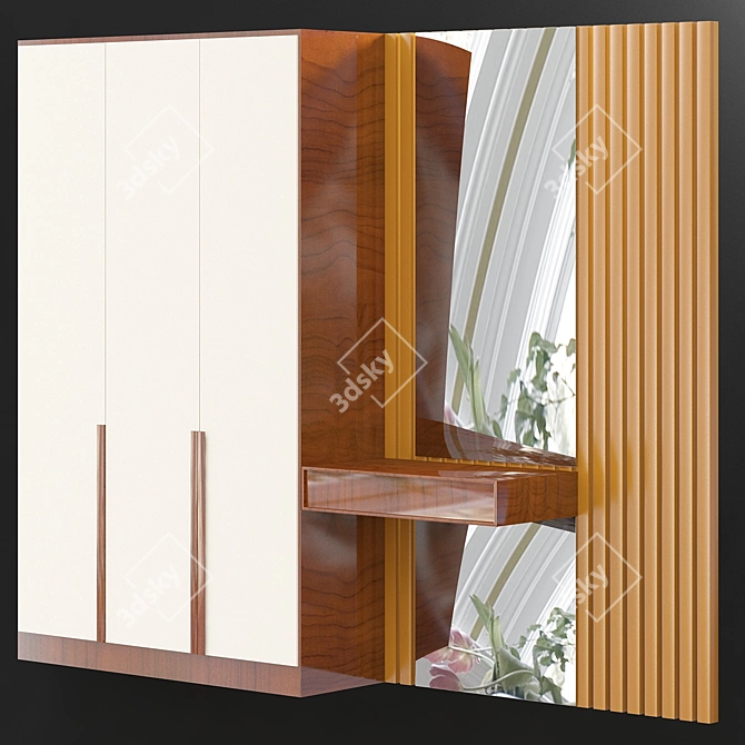 Spacious 300cm Cupboard 3D model image 2