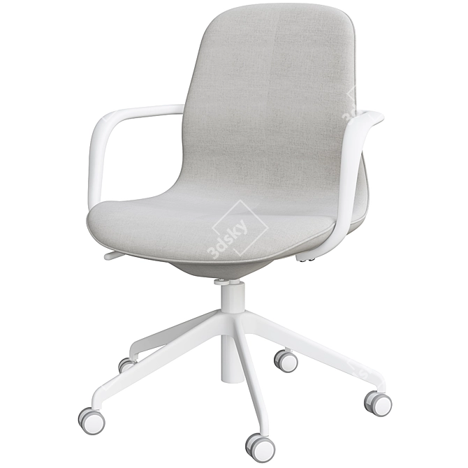 Ergonomic Långfjäll Chair 3D model image 5