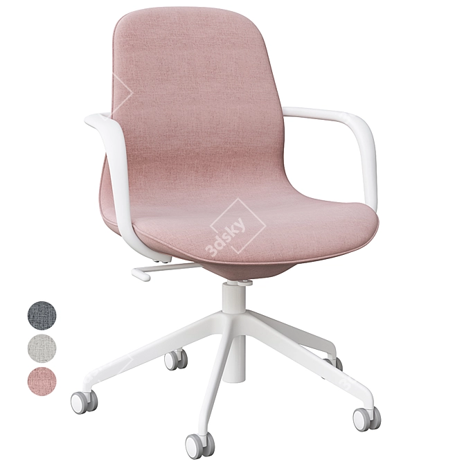 Ergonomic Långfjäll Chair 3D model image 8