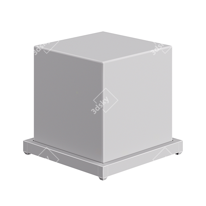 Luxury Armani Alabaster Lamp 3D model image 3