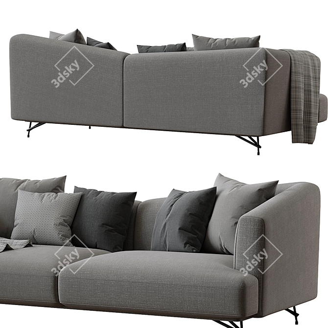 Stylish Lennox Sofa by Ditre Italia 3D model image 4