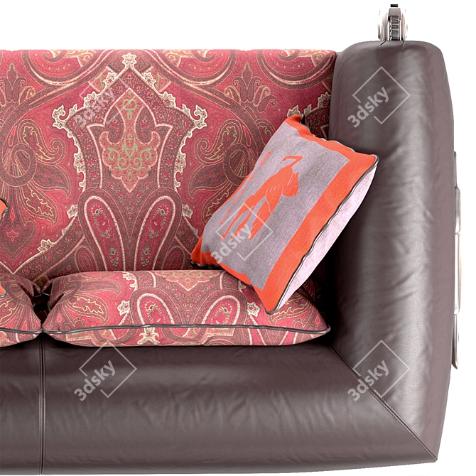 Elegant Corinto Sofa: Stylish and Comfortable 3D model image 4