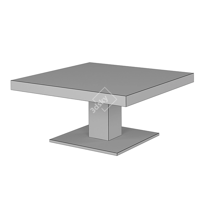 KYU Light Coffee Table | Modern Design 3D model image 2