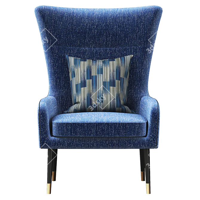 Elevate Comfort with Favarro 2 Armchair 3D model image 2