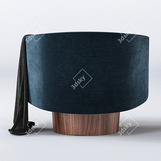 Modern Rotunda Chair: Stylish, Sleek, and Comfortable 3D model image 5