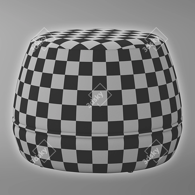Kardiel Onvi Boucle Ottoman 3D model image 5