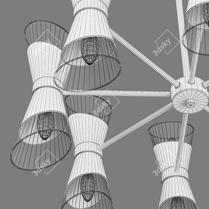 81716x Strato Lightstar Chandelier 3D model image 5