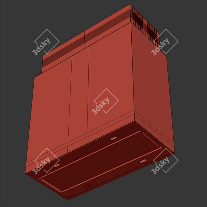 Laguna Island Range Hood 3D model image 4