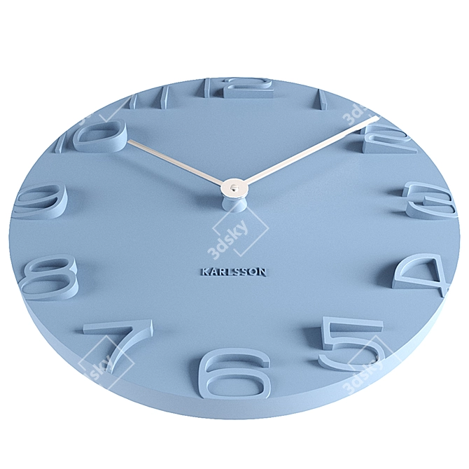 Karlsson On The Edge Wall Clock 3D model image 2