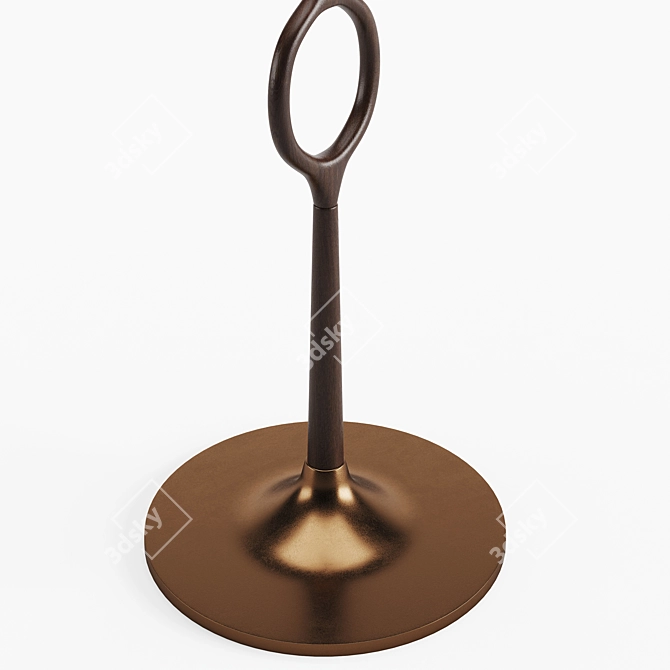 Urbane Wooden/Metal Floor Lamp 3D model image 3