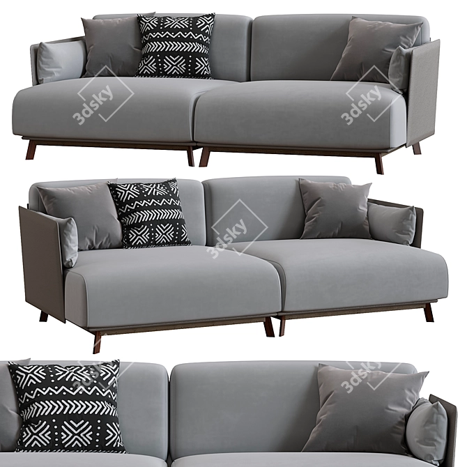 Ditre Italia Kailua Modern Sofa 3D model image 3