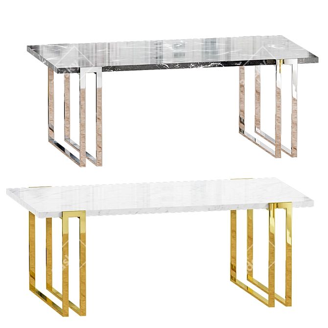  Modern Coaster CS738 Coffee Table 3D model image 1