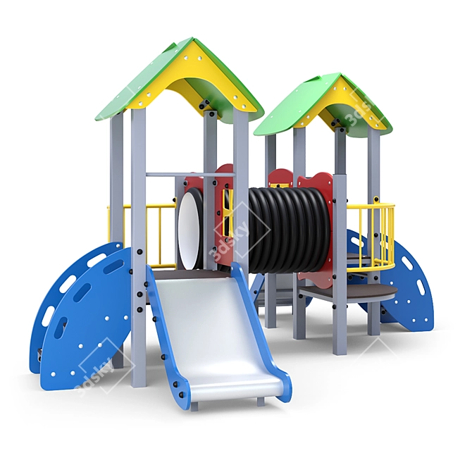 Mini City Kids Playground 3D model image 1