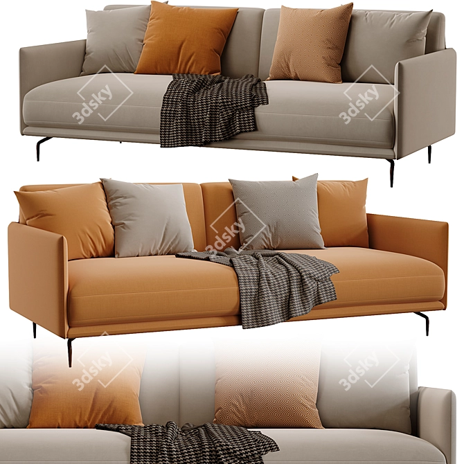 Italian Designer Ditre Italia Krisby Sofa 3D model image 2