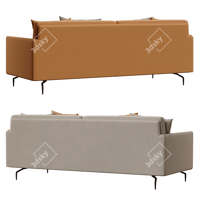 Italian Designer Ditre Italia Krisby Sofa 3D model image 6