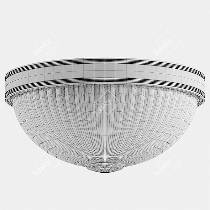 Elegant Angel Chandelier 3D model image 3