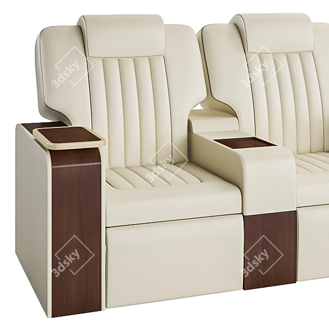 Figueras Hollywood 5400 Cinema Seating 3D model image 6