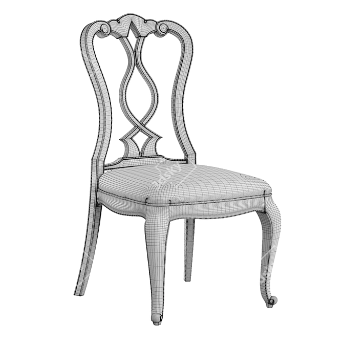 Chatelet Splatback Chair: Elegant and Versatile 3D model image 5