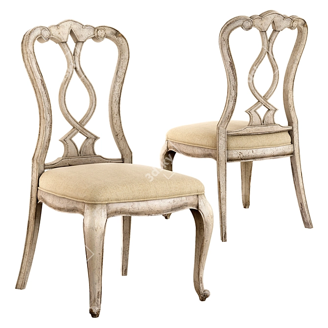 Chatelet Splatback Chair: Elegant and Versatile 3D model image 8