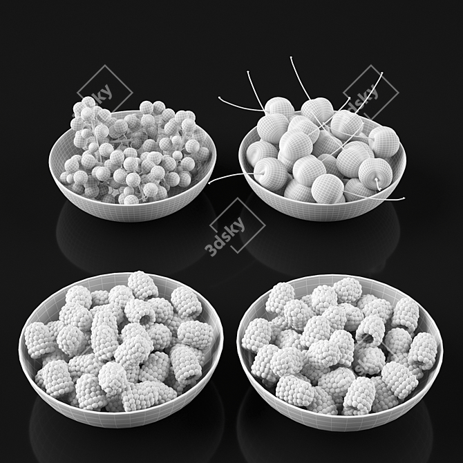 Versatile Food Storage Solution 3D model image 3