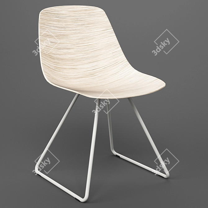 Sleek Lapalma Miunn Chair 3D model image 2