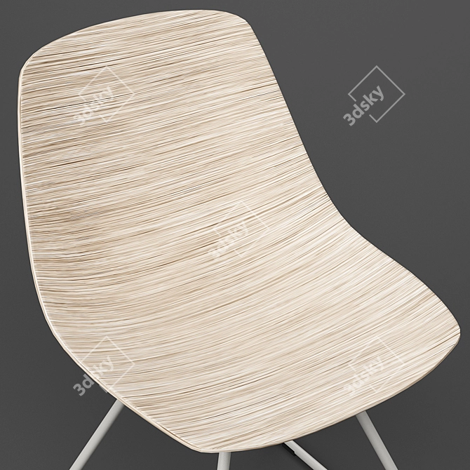 Sleek Lapalma Miunn Chair 3D model image 4