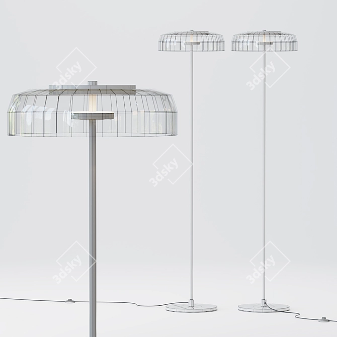 Nuura Blossi Floor Lamp - Elegant Lighting 3D model image 2