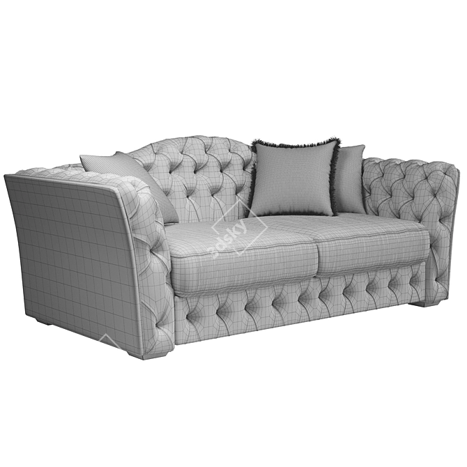 Modern Minimalist Sofa 3D model image 7