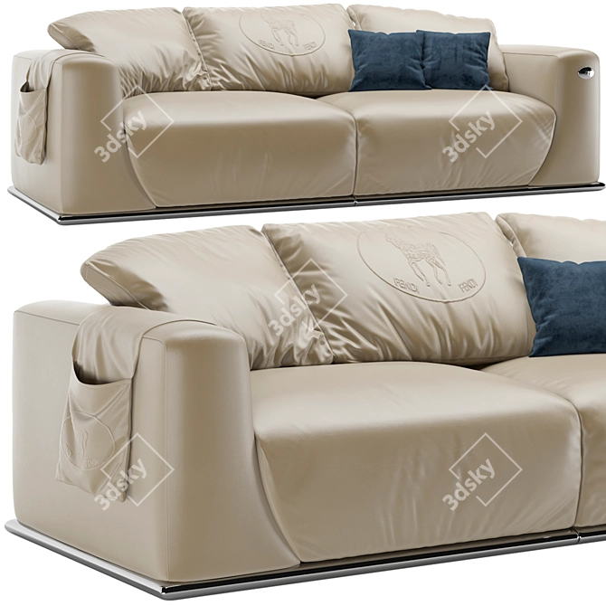 FENDI CASA FABIO Comfort Sofa 3D model image 1