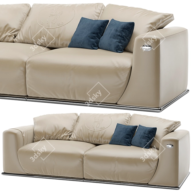 FENDI CASA FABIO Comfort Sofa 3D model image 2