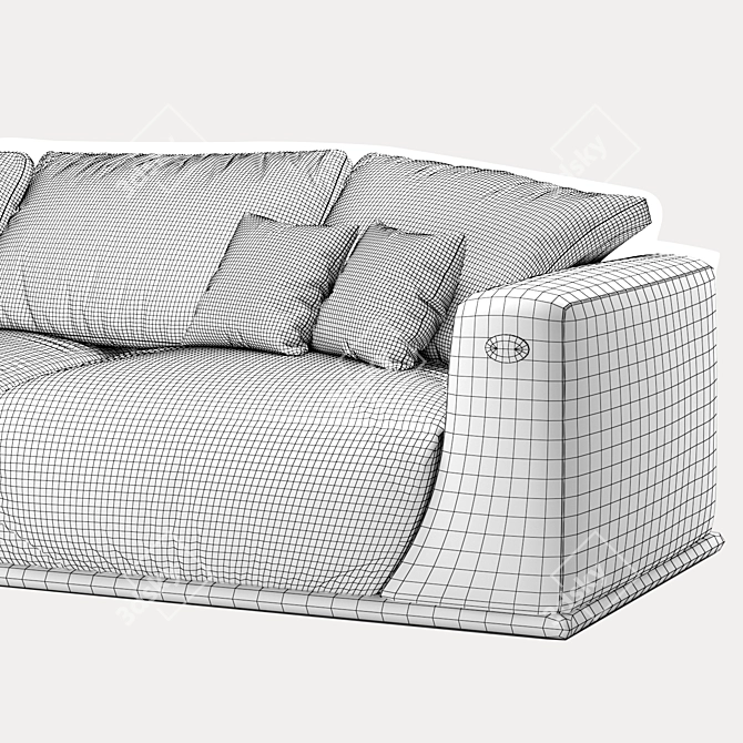 FENDI CASA FABIO Comfort Sofa 3D model image 5