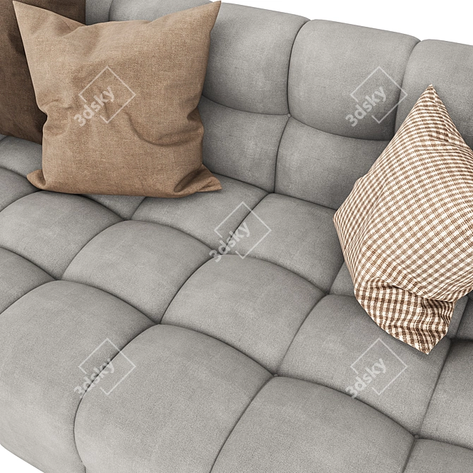 Velvet Delano Sofa: Luxurious Comfort 3D model image 10