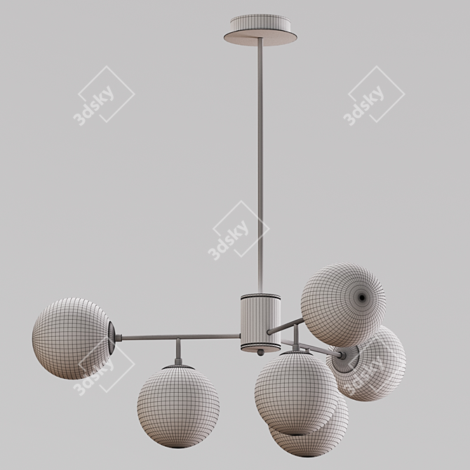 Sleek Hanging Lamps for Any Space 3D model image 4