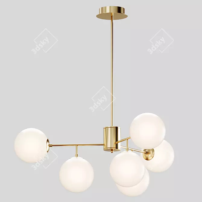 Sleek Hanging Lamps for Any Space 3D model image 5