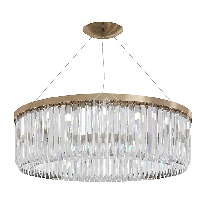 Elegant Patrizia Volpato Pendant Chandelier 3D model image 3