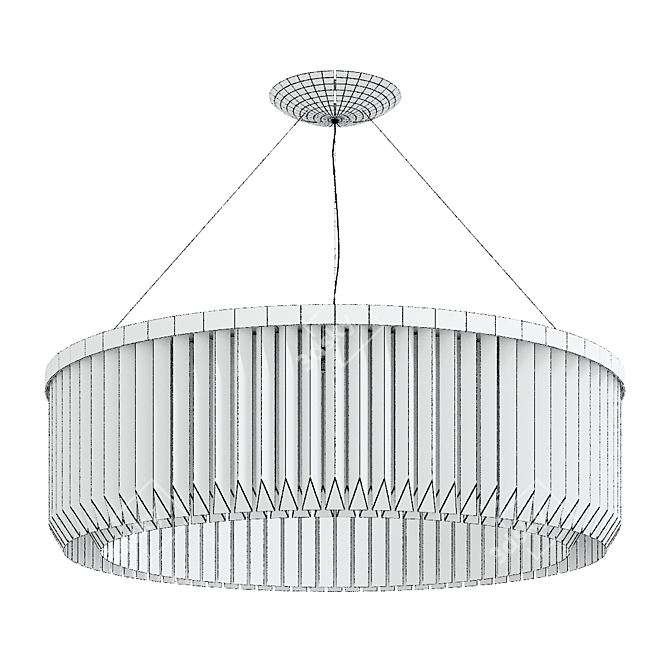 Elegant Patrizia Volpato Pendant Chandelier 3D model image 4