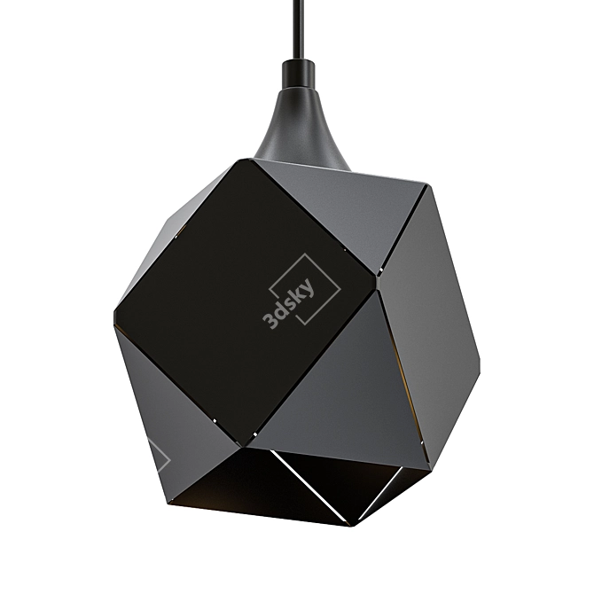 Sleek Welles Pendant Light 3D model image 1