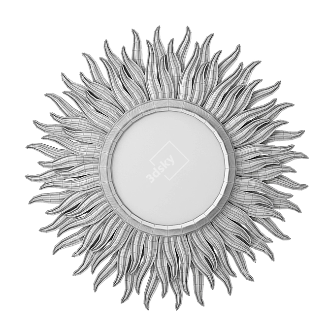Roberto Giovannini Sun Shape Mirror 3D model image 5