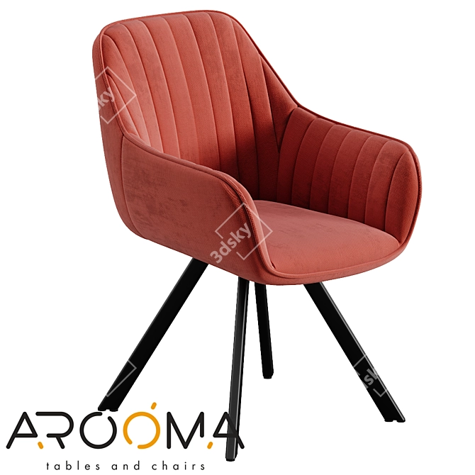 AROOMA Roan Chair - Modern Ergonomic Seating 3D model image 1