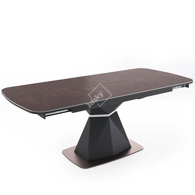 Severin Volcano Cenizal: Sleek Dining Table 3D model image 1