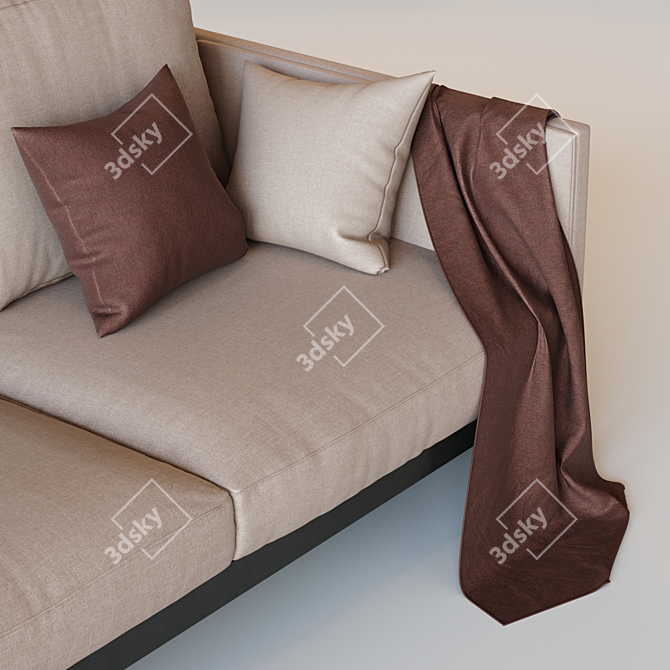 Modular Total Sofa System 3D model image 2