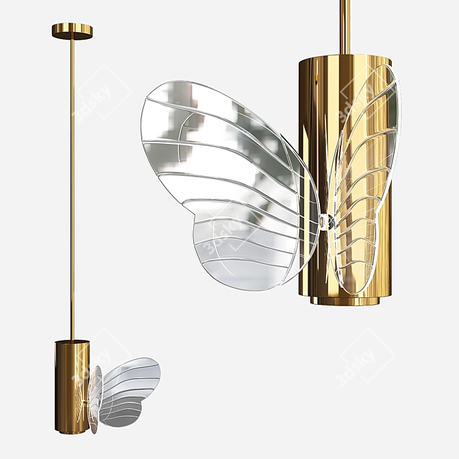 Elegant Babetta Light Collection 3D model image 2