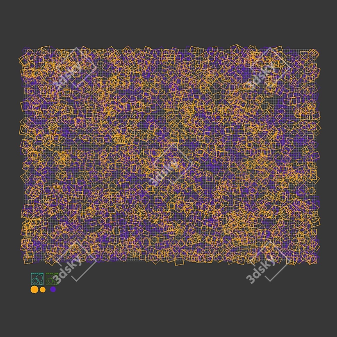 Unique Title: "Evergreen Meadow Grass 3D model image 2
