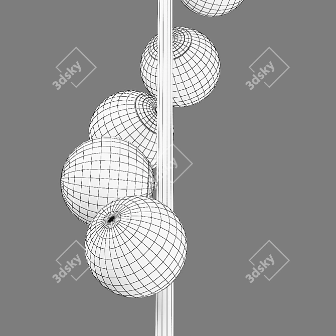 Croco Lightstar Floor Lamp 3D model image 5