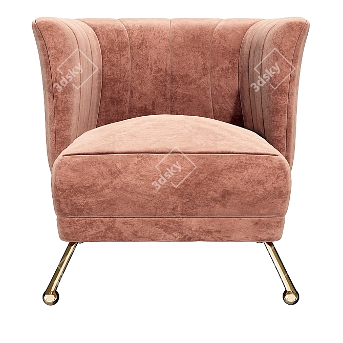 Luxury Iminiti Armchair 2015 3D model image 4
