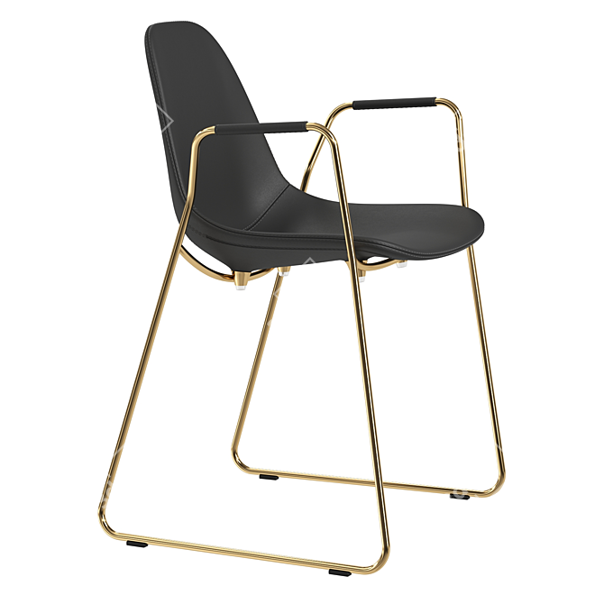 Italian Style Mammamia Sled 3D model image 1